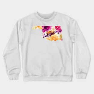 Floral Oklahoma Crewneck Sweatshirt